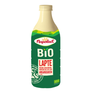 Lapte Bio 3.8%grasime Napolact 1.4l