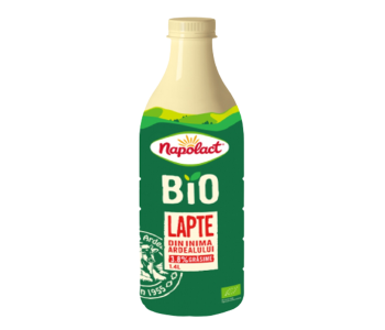 Lapte Bio 3.8%grasime Napolact 1.4l